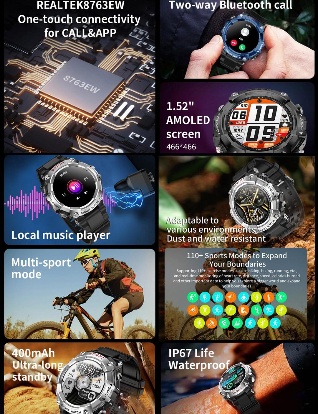 HainoTeko ST-3 Smart Watch